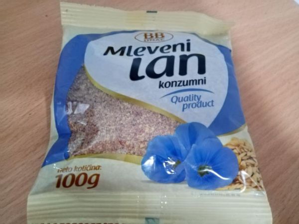 mleveni lan u kesici